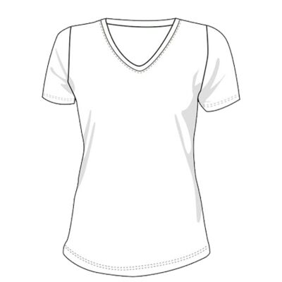 Customer Supplied Ladies V-Neck Thumbnail